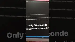 Nav bar hide in VS code Solved 