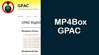 How to install MP4Box in OSX using GPAC