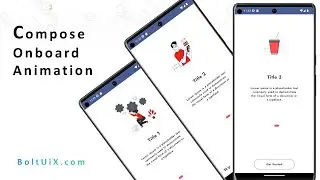 How to Create an Onboarding Screen with Animation in Android Jetpack compose? 2023