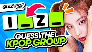 GUESS THE GROUP NAME WITH MISSING LETTERS 🔍👀 | QUIZ KPOP GAMES 2023 | KPOP QUIZ TRIVIA