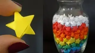 How to make lucky paper stars