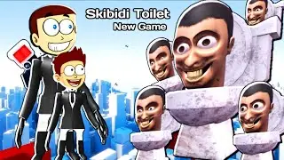 Skibidi War Toilet Attack - Skibidi Toilet New Game | Shiva and Kanzo Gameplay