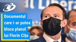 Documentul care i-ar putea bloca planul lui Florin Cîțu