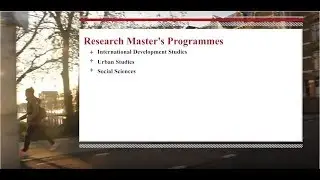 Research Master's Programmes