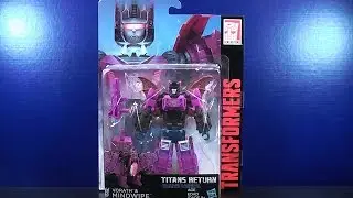 TRANSFORMERS GENERATIONS TITANS RETURN DELUXE CLASS VORATH & MINDWIPE VIDEO TOY REVIEW