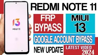 Redmi note 11 frp bypass miui 13 / All Redmi frp bypass miui 13 2024 / Redmi Note 11 frp bypass