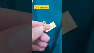 om jewelry gold lady rings new design 22k #shorts #viral #trending