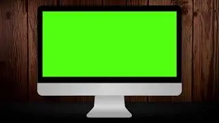 Computer Monitor Green Screen 4K