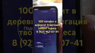 100 мегабит в деревне! Агрегация творит чудеса! Интернет в Лебяжье