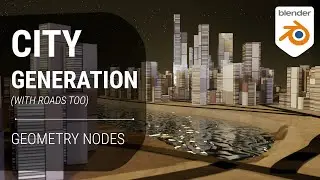 Create PROCEDURAL CITY by GEOMETRY NODES in 10 MINUTES | Blender 3.0 Tutorial