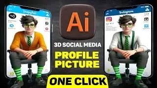 New Trending 3D AI Social Media Profile Name Photo Editing | Bing Ai Image Creator Tutorial