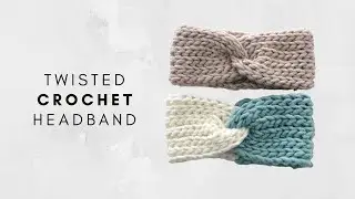 Easy Twisted Headband Tutorial [yes it's crochet]