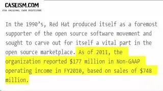 Red Hat Global Support Services: The Move to Relationship-based Customer Case Study Help