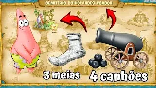 Cemitério do Holandês Voador - Todas meias e os canhões / SpongeBob SquarePants: Battle for Bikini