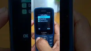 How to activate call waiting setting in lava A1 josh keypad phone || call waiting