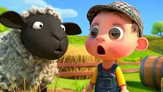 Baa Baa Black Sheep Song & Helping Grandpa Take Care the Farm | Pipokiki Nursery Rhymes & Kids Song