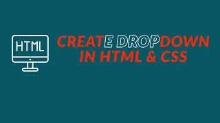 How to create HTML dropdown menu | make drop down menu in html