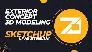 [LIVE STREAM] EXTERIOR 3D MODELING  |  Private house 301 Part 2