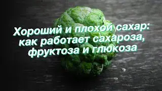 Хороший и плохой сахар: как работает сахароза, фруктоза и глюкоза