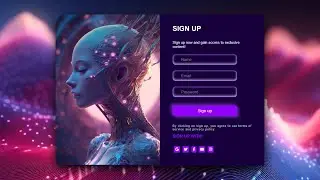 How To Create a Sign up Form Using HTML and CSS Only
