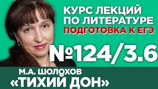 М.А. Шолохов «Тихий Дон» (книга третья, содержательный анализ) | Лекция №124/3.6