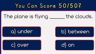 Can You Score 50/50 || Preposition Of Place Quiz || English Grammar Quiz || Ladla Education