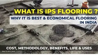 What is IPS Flooring ? How to Do IPS, Cement Concrete CC Flooring for House Construction In India