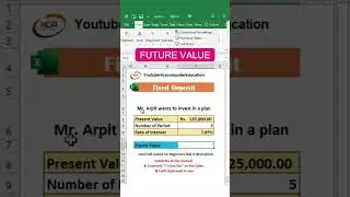 FV formula in Microsoft Excel | Financial functions in excel  