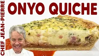 Onion (Onyo) & Bacon Quiche | Chef Jean-Pierre