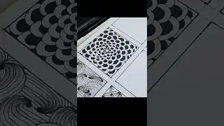 #70|| Easy zentangle patterns || zentangle doodle art || zentangle art step by step ||