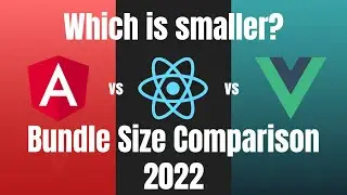 Angular vs React vs Vue Bundle Size Comparison in 2022