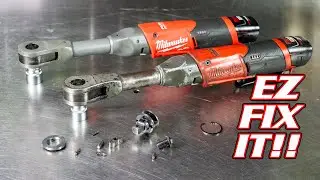 How To Fix Milwaukee M12 FUEL Ratchets [Cordless Ratchet Repair]