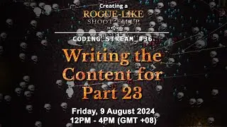 Coding Stream #36 — Creating a Rogue-like (like Vampire Survivors) in Unity