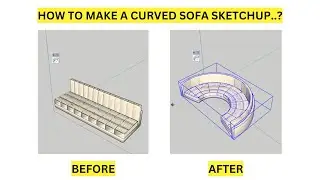 How to make a curved sofa.? |  How to use truebend extension.?