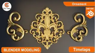 Blender 3.4 Ornament 3D Modeling Tutorial | CG Time