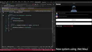 .Net Maui Login System