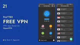 21.Personalized Light & Dark Theme Modes In Flutter | Free VPN App