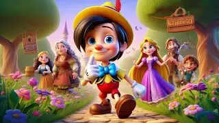 Pinocchio’s Tangled Tale Adventure | Fun Nursery Rhyme for Kids with Rapunzel & Friends!