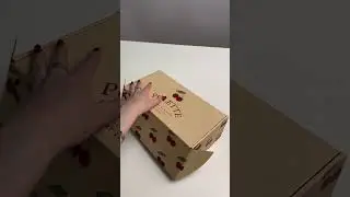 Кто сказал, что коробка для обуви не может быть необычной? 🍒 