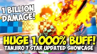 Tanjiro 7 Star's 1000% DMG BUFF Made Him DO 1 BILLION DAMAGE! | ASTD Showcase