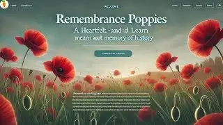 Remembrance Poppies - Learn About Memory of History  | Cuteni Song For Kids - Flower Meaning #songs