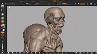 Cyborg Creature Zbrush Sculpting part-3 | Creature sculpting | HARD SURFACE ZBRUSH | VOIDART SCHOOL