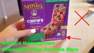 ✅  How To Use Annies Homegrown Chocolate Chip Granola Bars Review