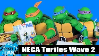 Turtles & Foot Wave 2 | NECA Teenage Mutant Ninja Turtles Figures Review