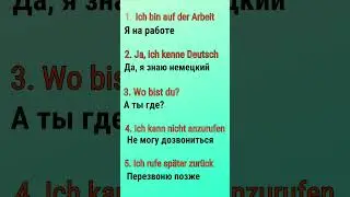 Немецкий для начинающих - 5 самых важных фраз, которые ты запомнишь за 1 просмотр #немецкийязык