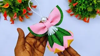 How to Make Christmas Angel 👼 DIY Handmade Christmas Tree Ornaments🎄 Glitter Foam Sheet Crafts