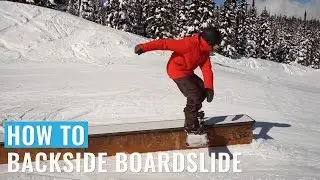 How To Backside Boardslide On A Snowboard