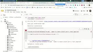 GOOGLE COLAB : HOW TO IMPORT AND READ A GOOGLE DRIVE FILE : PYTHON | ADD GDRIVE TO GOOGLE COLAB