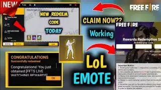 LoL Emote Redeem Code || Free Fire Redeem Code 23 April 2021 || Free Fire Today Redeem Code