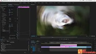 Adobe Premiere Pro CC tutorial - Rotating Blur Transition